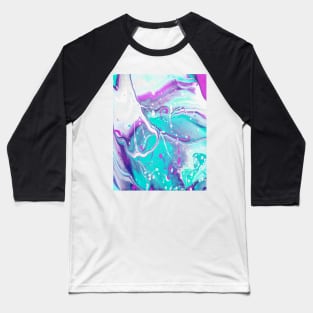 Cotton Candy - Teal and Magenta Variant Baseball T-Shirt